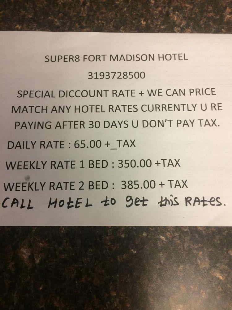 Super 8 By Wyndham Fort Madison Экстерьер фото